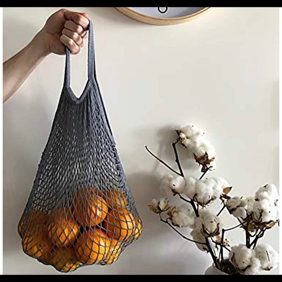 Pink Eco Cotton Mesh Farmers Market - Picture 9 of 13